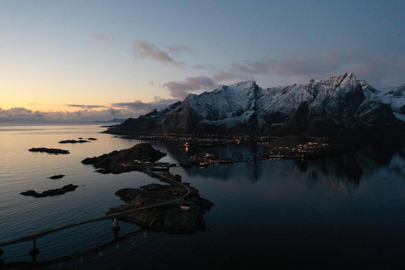 מוסקנס Lofoten Panoramic Luxury Home With Sauna מראה חיצוני תמונה