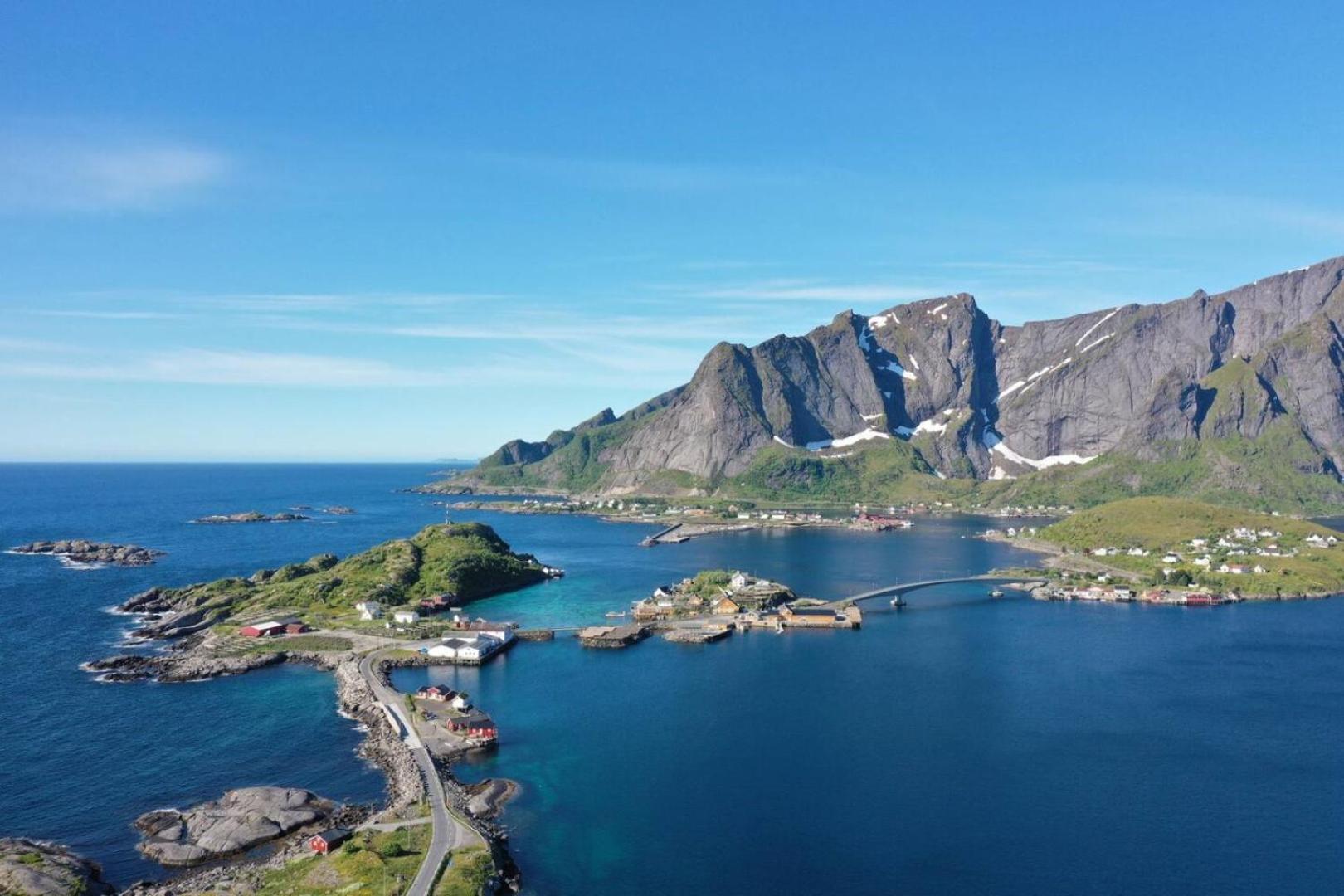 מוסקנס Lofoten Panoramic Luxury Home With Sauna מראה חיצוני תמונה