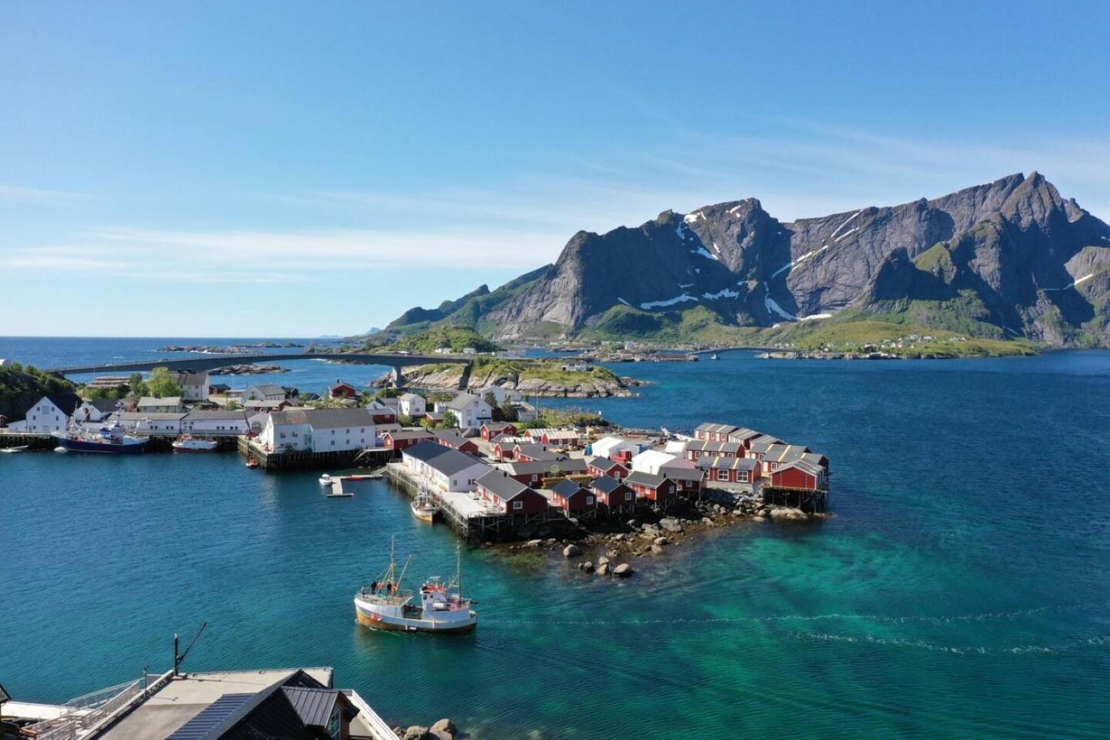 מוסקנס Lofoten Panoramic Luxury Home With Sauna מראה חיצוני תמונה