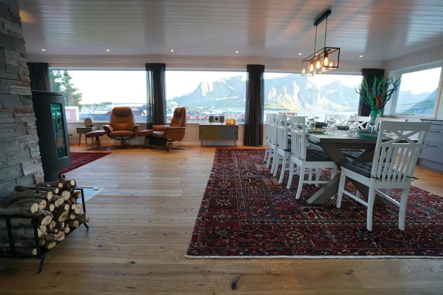 מוסקנס Lofoten Panoramic Luxury Home With Sauna מראה חיצוני תמונה