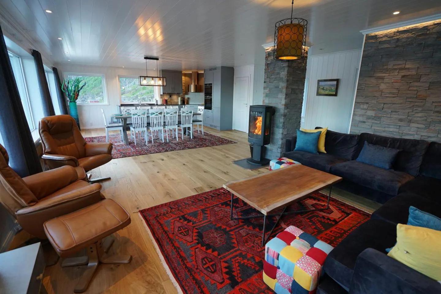מוסקנס Lofoten Panoramic Luxury Home With Sauna מראה חיצוני תמונה
