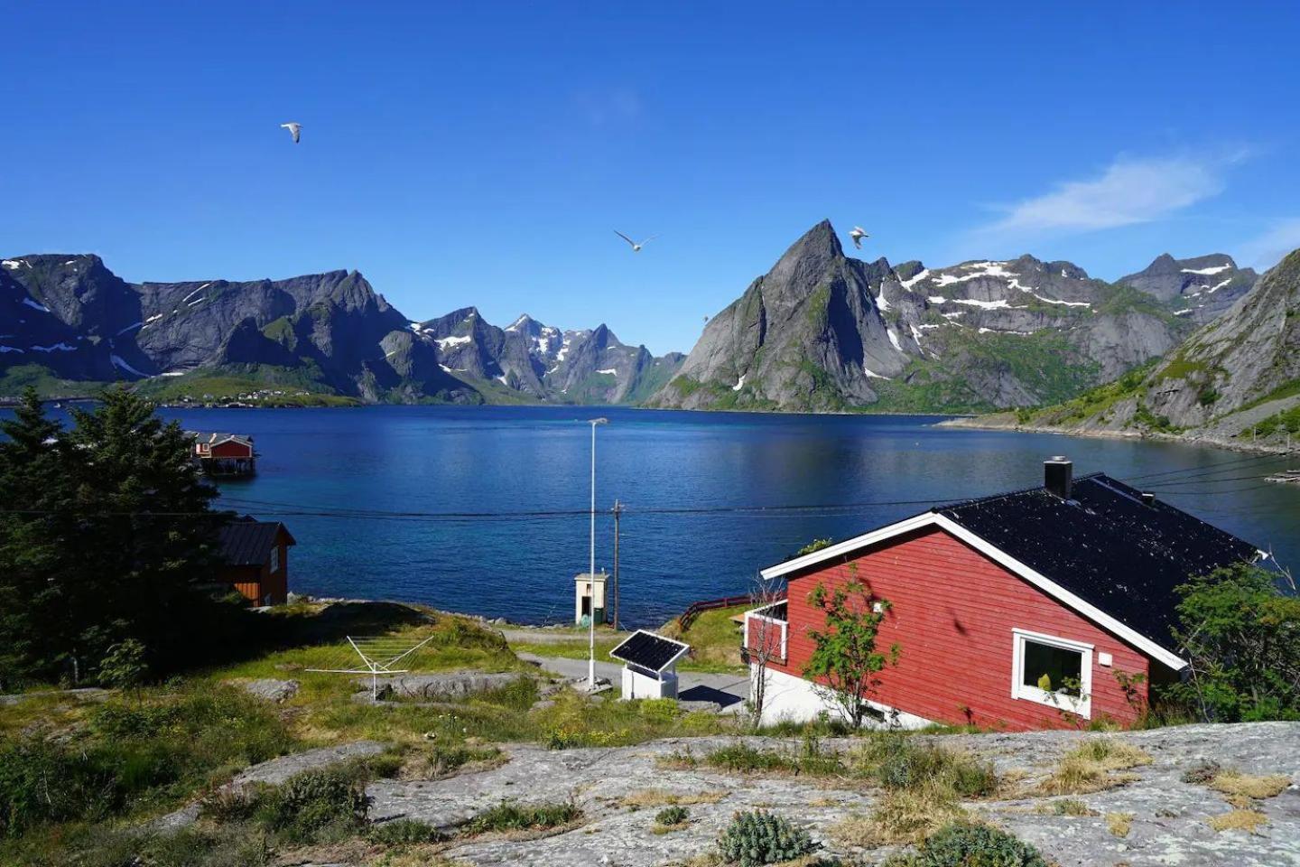 מוסקנס Lofoten Panoramic Luxury Home With Sauna מראה חיצוני תמונה